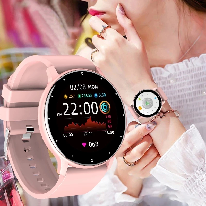 2022 Yeni Moda akıllı saat Erkekler Spor Bilezik Kalp Hızı Kan Basıncı İzleme Spor İzci Smartwatch Hediye Kadınlar için Görüntü 3