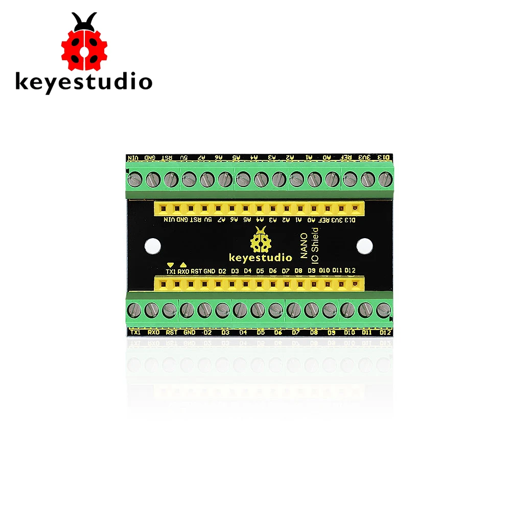 Keyestudio NANO IO Shield Denetleyici Terminal Adaptörü genişletme kartı Arduino Nano için Görüntü 1