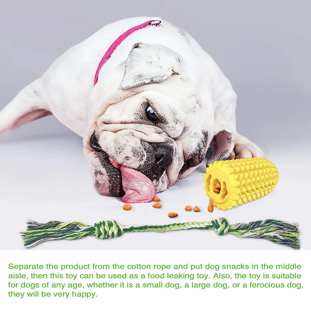 Mısır Bite Dayanıklı köpek diş fırçası Yüzen İnteraktif Oyuncak Köpekler için Diş Temizleme Sızıntı Köpek Oyuncak Malzemeleri Evcil Hayvan Ürünleri Görüntü 3
