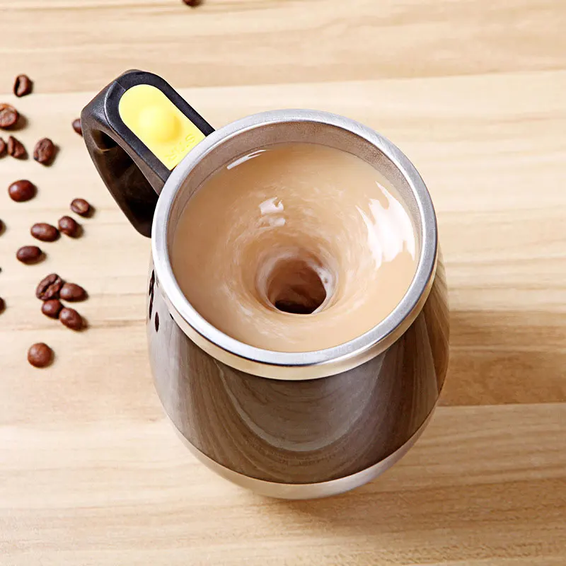 Kendini karıştıran kupa Otomatik Karıştırma Paslanmaz Çelik Bardak Kahve/Çay / Sıcak Çikolata / Süt Manyetik Kupa Mutfak Aksesuarları Görüntü 1