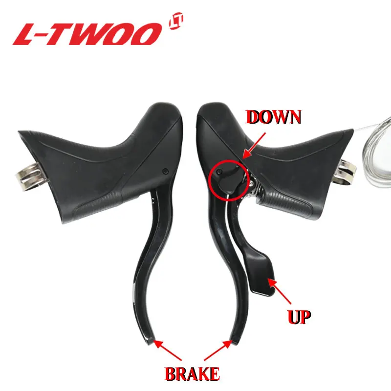 LTWOO GR7 10 s Yol 1x10 Hız Groupset 10 Velocidade R/L Shifters + Arka Vites Değiştiriciler Çakıl bisikletleri İle Uyumlu Shimano 4700 Görüntü 4