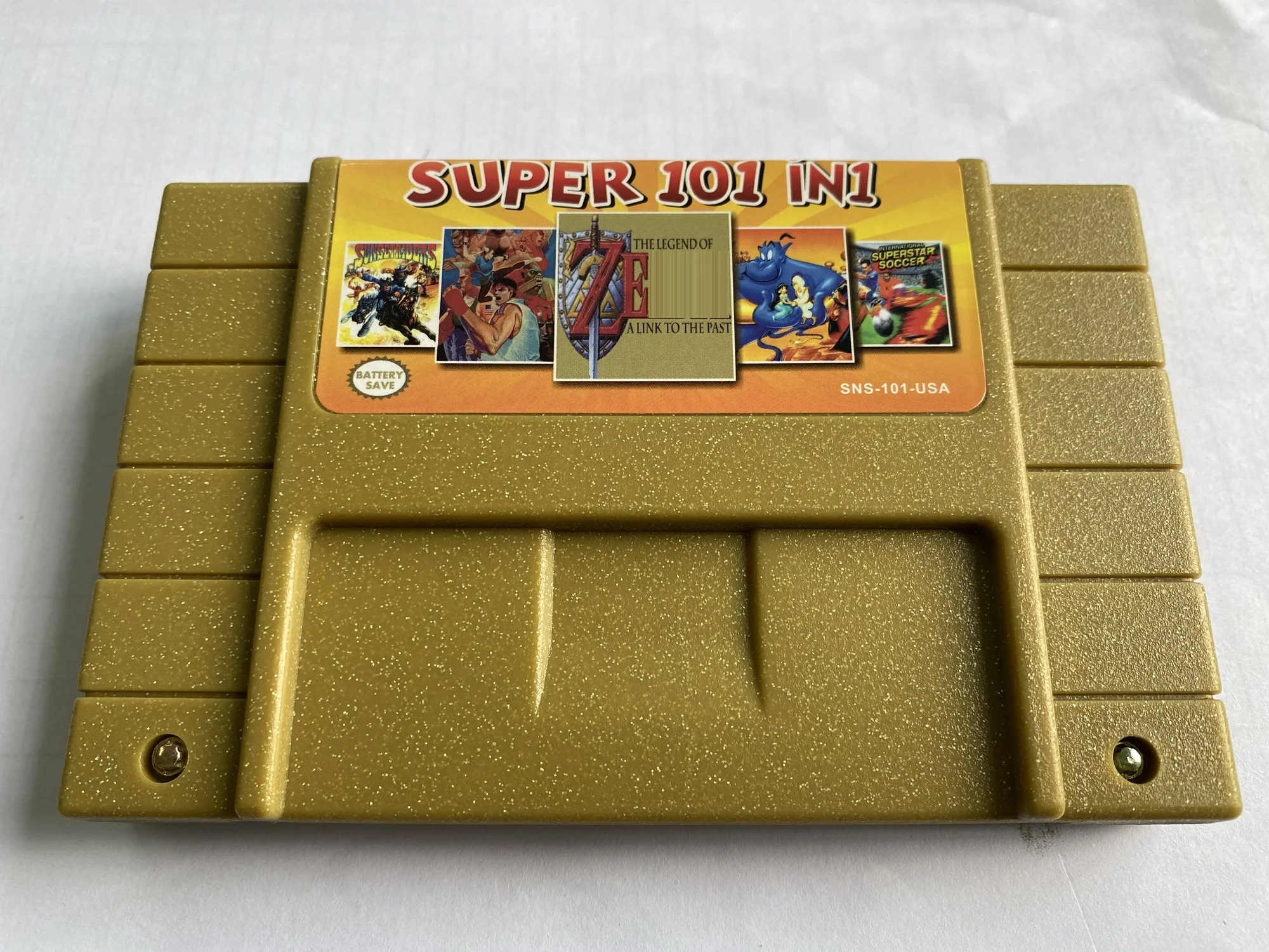 Süper 101 in 1 Oyun Kartuşu için SNES 16-Bit Multicart NTSC SNES Oyun Konsolu Görüntü 0